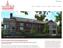 Tablet Screenshot of keller-engineers.com